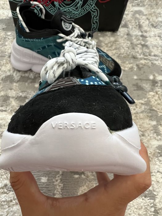 Versace Chain Reaction Blue/ White 42