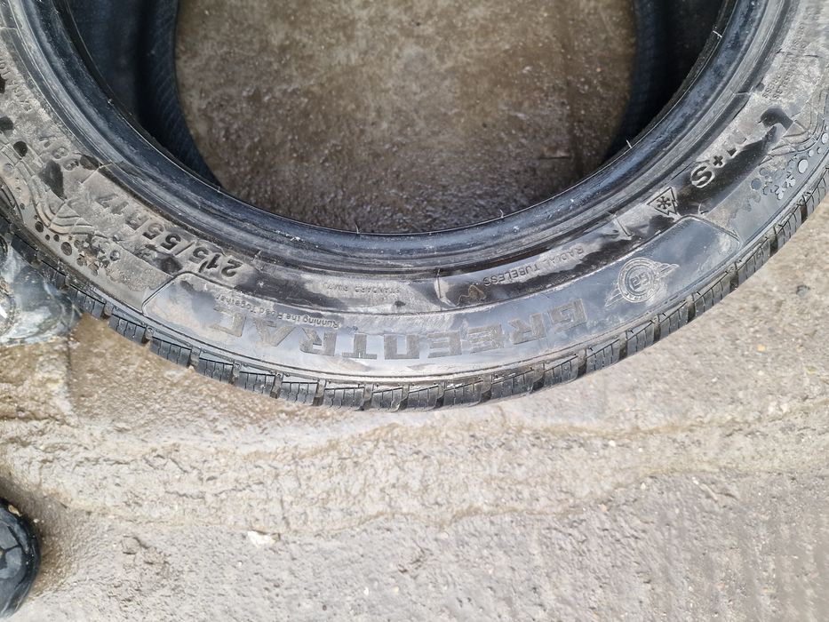 Anvelope iarna Greentrac 215.55.17 dot 2024 ca noi folosite un sezon
