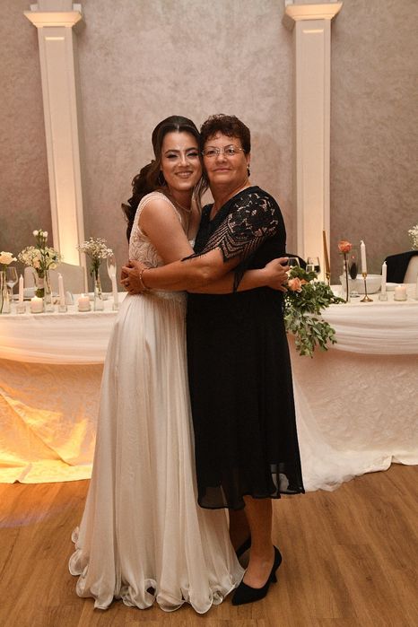 Rochie de mireasa Maya Fashion din 100% mătase naturală