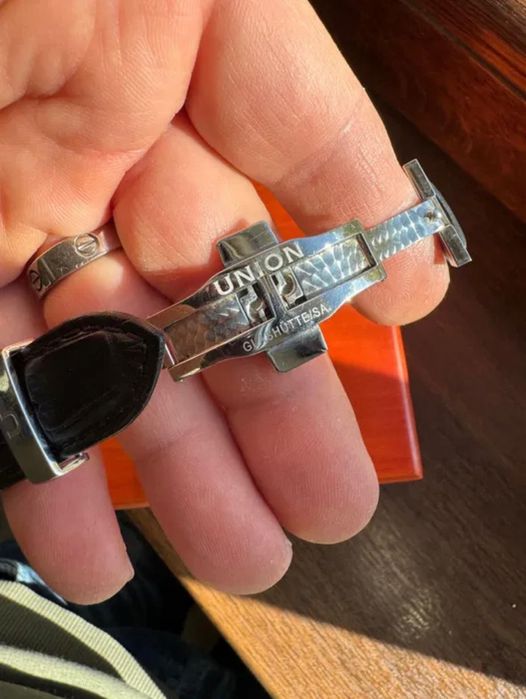 Glashutte union ceas manual  winding