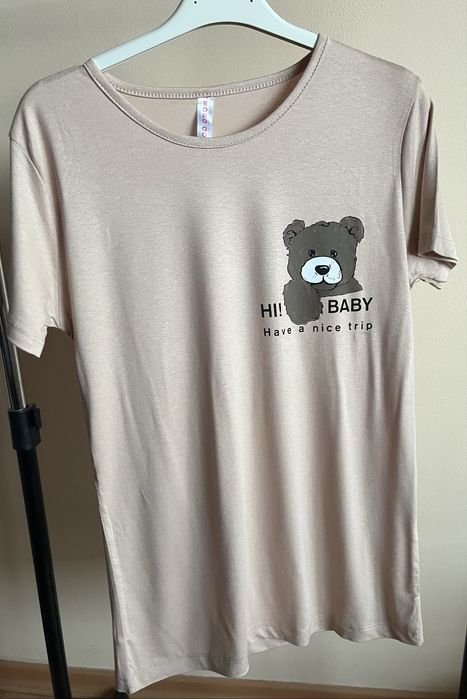 Дамска тениска с мече " Hi baby"