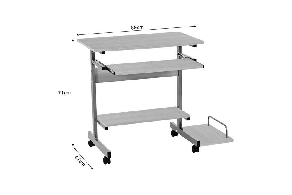 Компютърно бюро Puzzle-home Veronce, Натурален, ПДЧ, 89х47х71см.