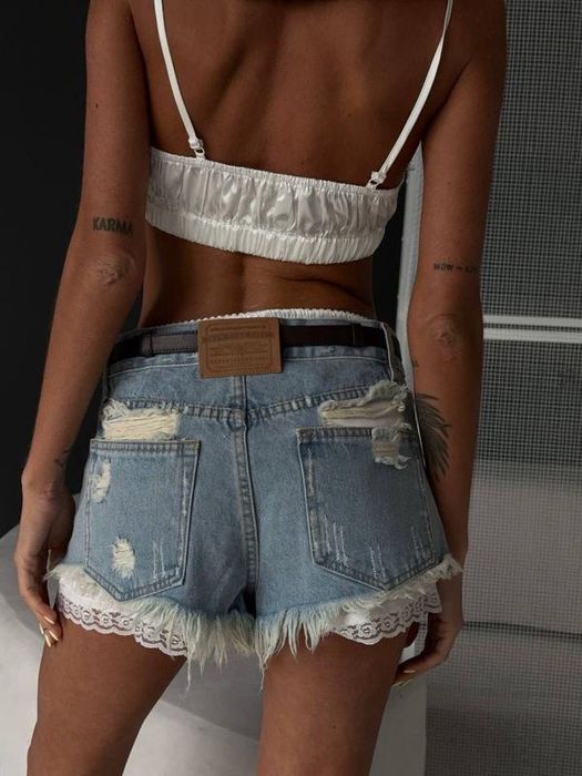 Къси панталонки alexander wang gucci