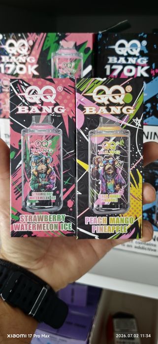 Pachet 2 Bucati Vape 170.000 Puffs Bang