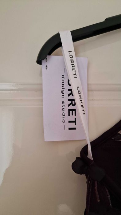 Мини рокля NOVA дантела тюл тъмнолилав Lorreti