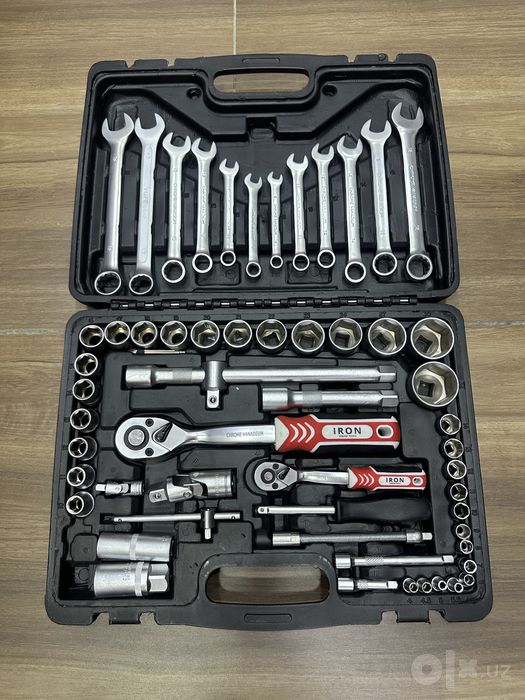 ключ набор инструментов kyuch nabor Iron 82pcs 108pcs 202pcs