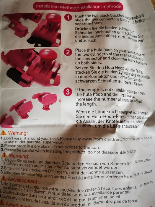 Cerc fitness hula hop cu greutate