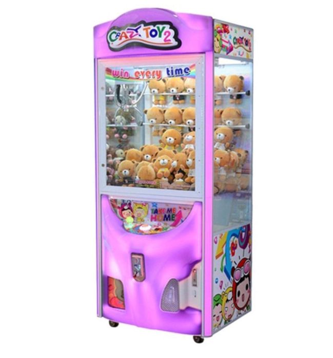 Вендинг автомат за играчки машина кран pink date clip claw machine