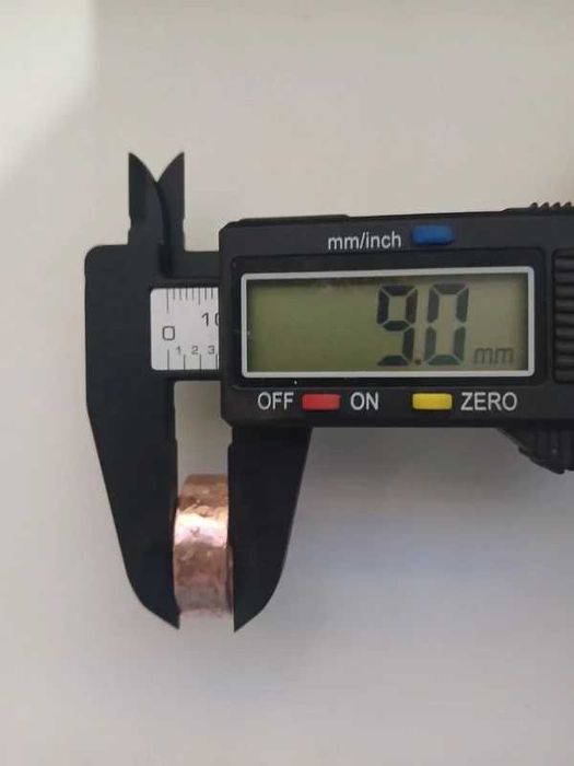 Unicat! Inel din cupru pur 99,99 %, lucrat manual