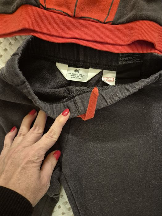 Дрехи Спайдърмен памук  H&M 104 см.