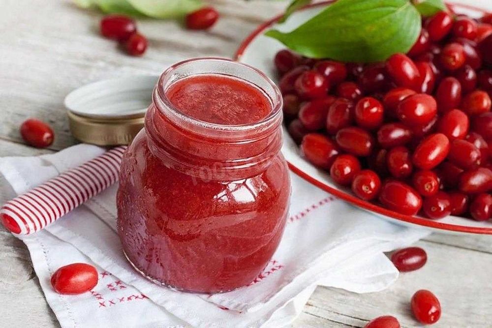 Кизил замороженные ягоды