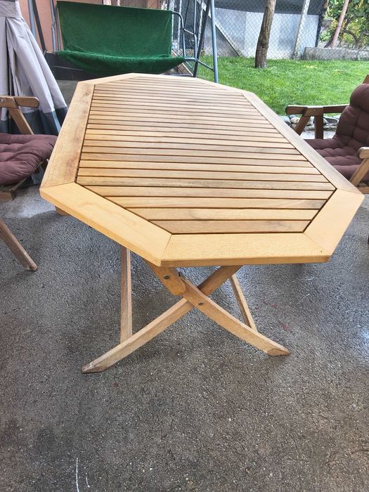 Градински комплект мебели от IKEA (маса + 4 стола)
