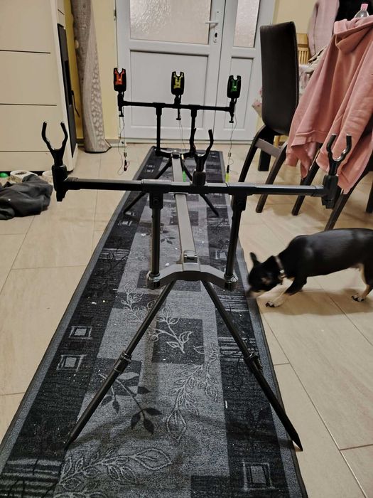 Шаранджиска стойка + сигнализатори ПОДАРЪК ШАРАНДЖИЙСКА въдица