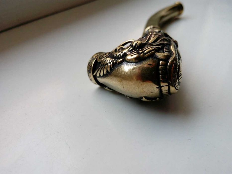 курительная трубка бронзовая (№48)