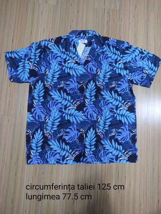 Camasi  Hawaii inflorate 3XL are 125 cm de jur împrejurul bur