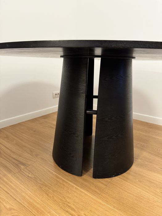 Masă dining Teulat Cep 137 cm MDF si lemn