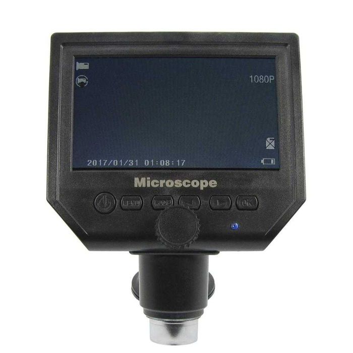Цифров микроскоп G600 с 4.3'' монитор, увеличение до 600X