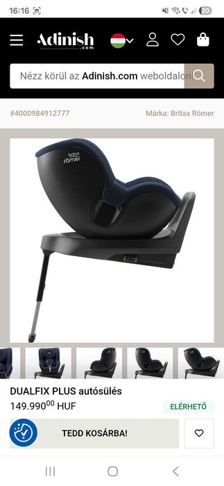 Scaun auto bebe 4 luni - 4 ani in stare impecabila isofix