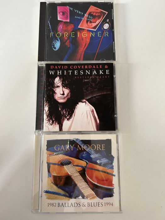 Vand cd-uri audio originale, Foreigner, Whitesnake, Gary Moore