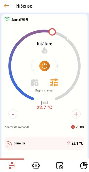 Termostat inteligent programabil prin wi-fi Ferroli Ecosmart FER178