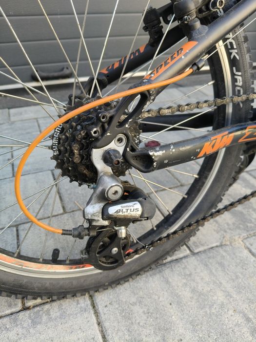 Bicicleta copii KTM Wild Speed 20 – MTB, 21 viteze Shimano, suspensie Suntour