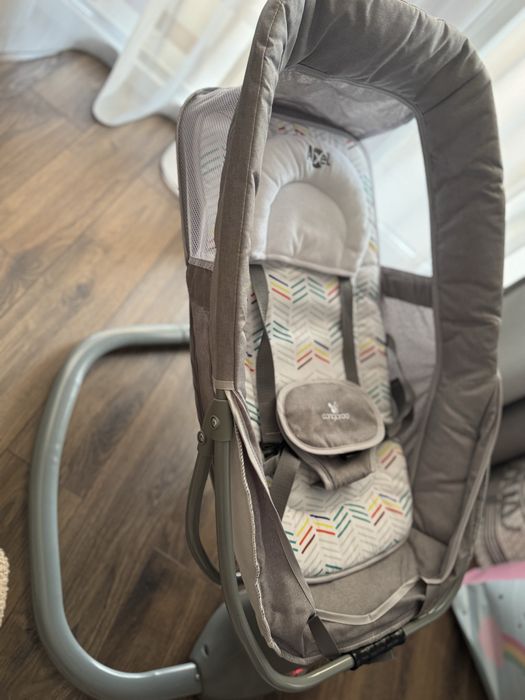 CANGAROO Електрическа люлка - шезлонг AXEL СИВА