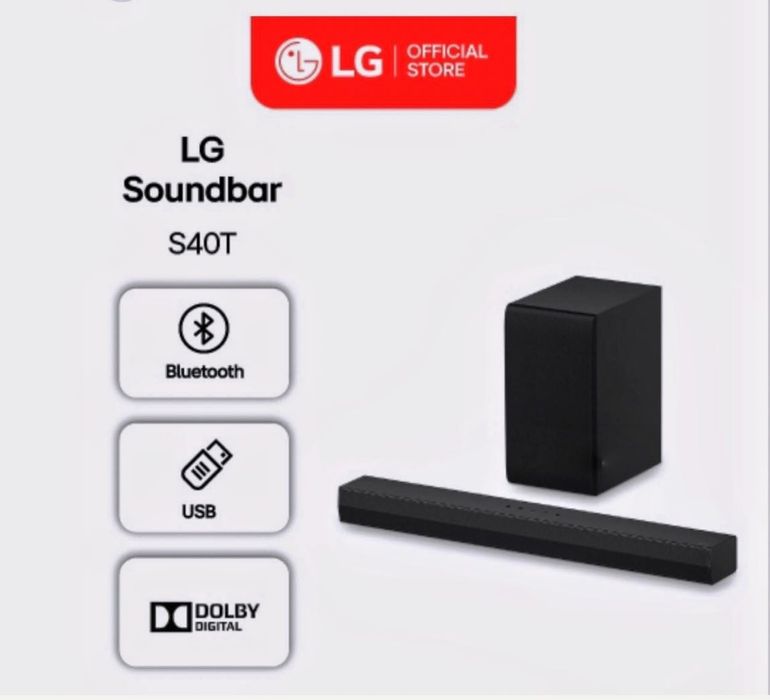 Saund bar LG S40T 2.1. Для дома.