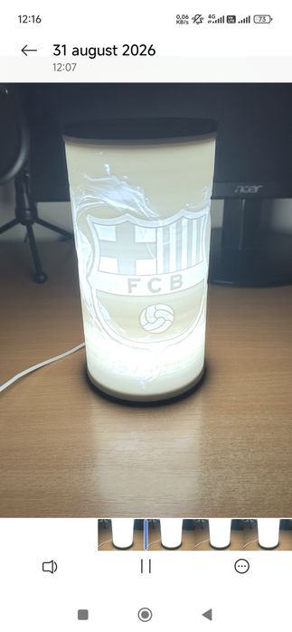 Lampa veghe FC Barcelona