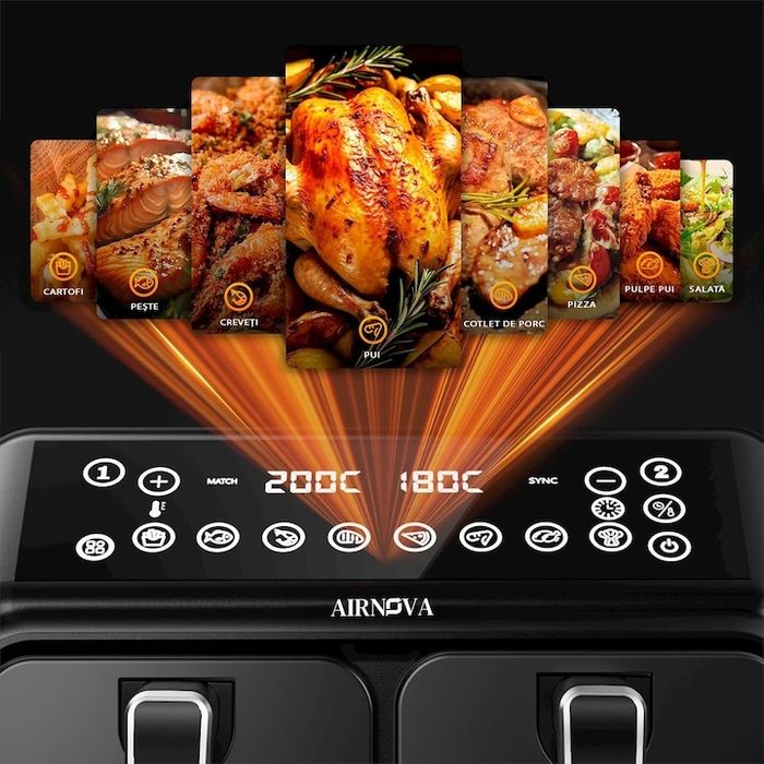 Air fryer AIRNOVA - Friteuza cu aer cald