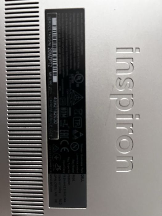 Laptop dell inspirion
