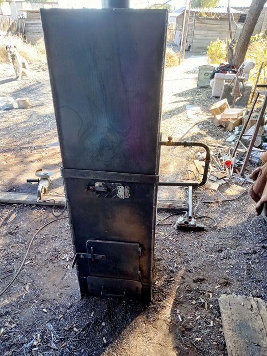 Продам печь для бани лодочка. Металл 10мм.