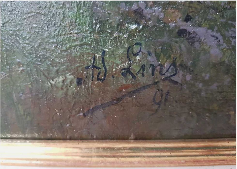 Картина Адолф Линс (Adolf Lins 1856-1927)