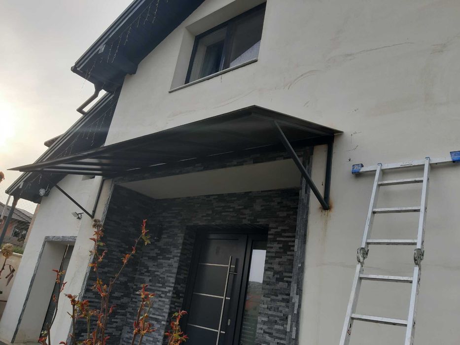 Copertina metalica + policarbonat 4x1,2m