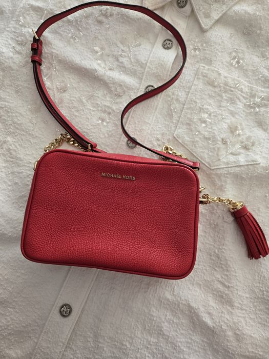 Geanta roșie Michael Kors, nouă