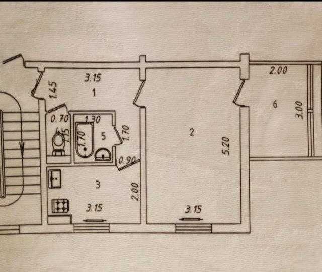 Продается квартира в Яшнабадском районе Авиасозлар-2, 1-ком 3-этаж42м2