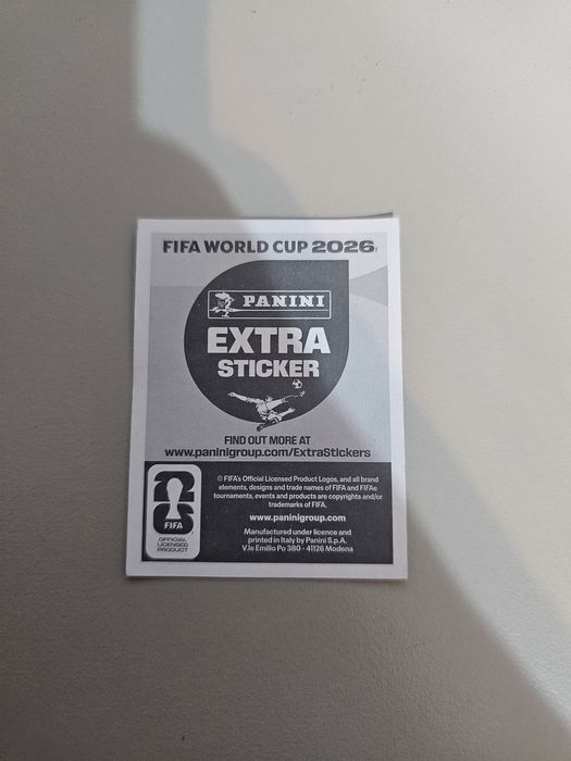 Lamine Yamal extra stickere base(regular)Panini WC26