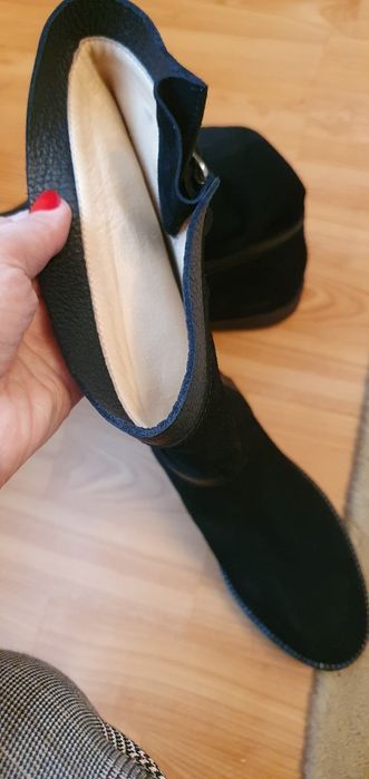 Cizme Musette piele, marimea 39