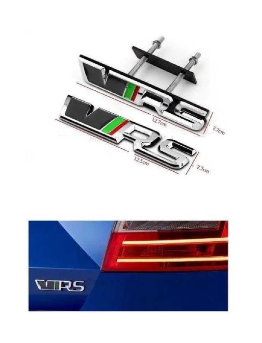 Emblema Skoda VRS Grila Fata + Portbagaj