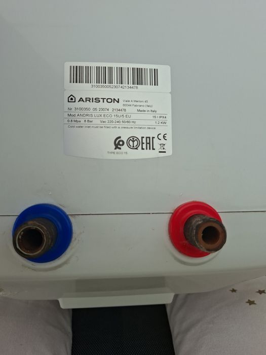 Boiler electric Ariston Andris Lux Eco 15L
