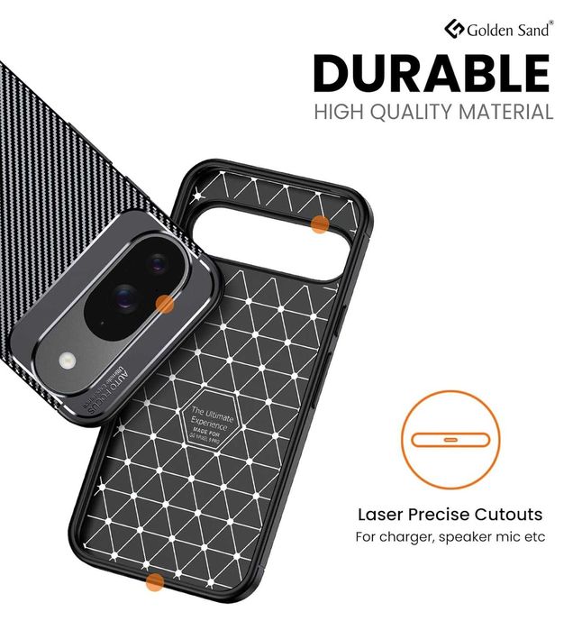 Husa Premium antisoc model Carbon pt Google Pixel 8A / Google Pixel 9
