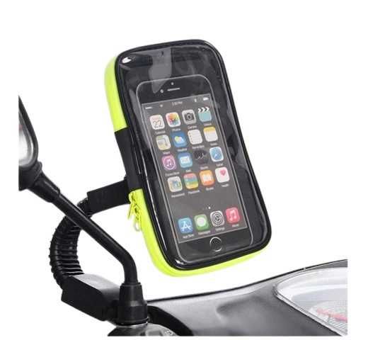 Стойка за телефон за мотор, за огледало, Универсална, водоустойчива