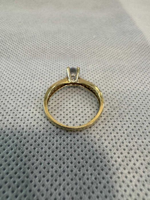 (Ag41) Inel aur, 14K B5824 - Certificat de garanție!