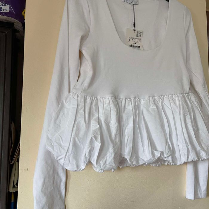 Дамска бяла блуза Zara