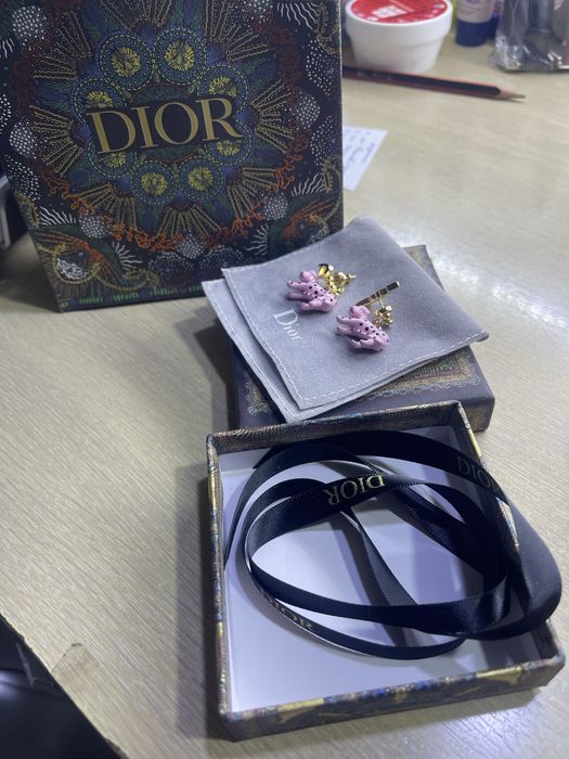 Серьги Dior оригинал бижутерия