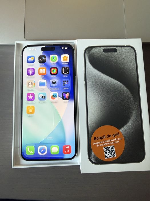 Iphone 15 Pro Max White Titanium 256 GB Neverlocked