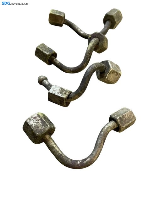 Set Conducta Conducte Teava Tevi de la Injector Injectoare Pompa Rampa Presiune Fiat Doblo 1.3 JTD 2001 - 2010 Cod 55216332 [B4406]