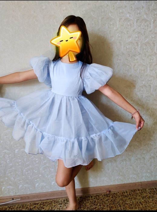 Детское воздушное, нарядное платье.