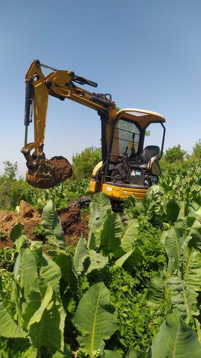 Услуги мини экскаватора сваи ямобур гидромолот