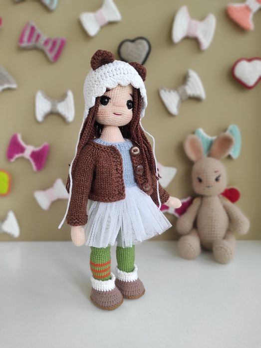 Кукла вязаная продам