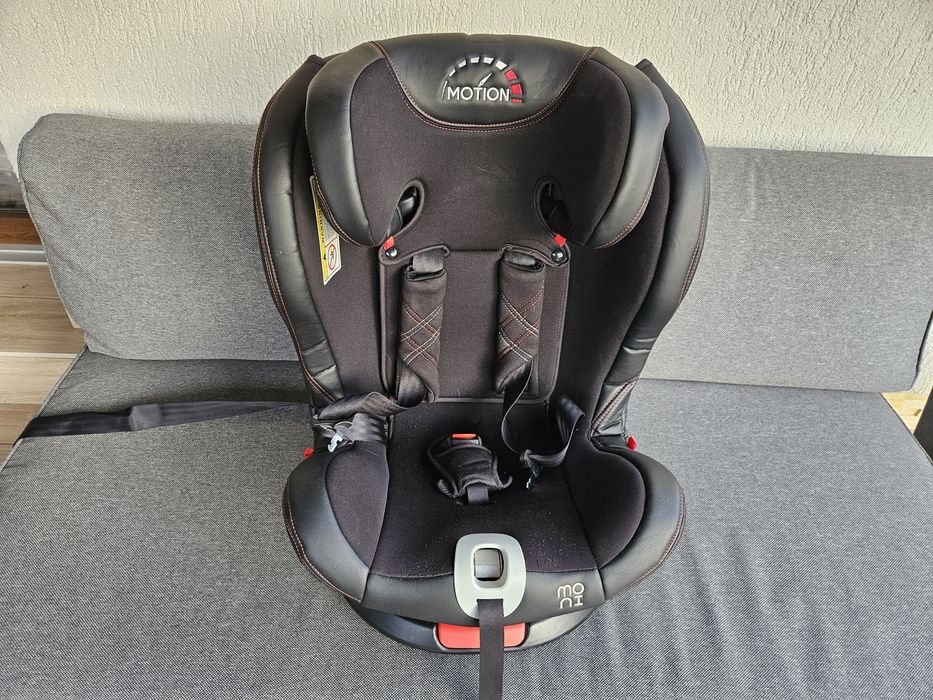 Scaun auto rotativ cu isofix 0-36 kg Leather Motion Black